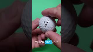 Whats inside a golf ball I cut open a Laddie Extreme golfshorts golfballcut [upl. by Nalliuq]