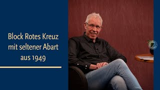 Block Rotes Kreuz mit seltener Abart aus 1949 [upl. by Elkraps]