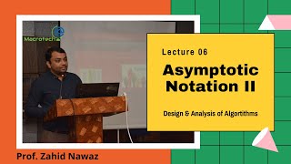 Asymptotic Notations Part 2 Urdu  Hindi  Lecture 6 [upl. by Airdnekal]