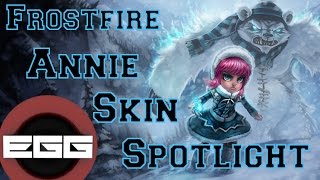 Frostfire Annie Skin Spotlight  League of Legends Skin Review HD [upl. by Reggis]