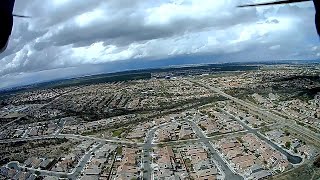 Part 2 Holy Stone HS110G Drone Desert Flight on a stormy day [upl. by Brigette]