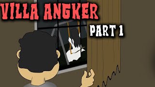 Penunggu Villa Angker Part 1  Animasi Horor Kartun Lucu  Warganet Life [upl. by Nnaes]