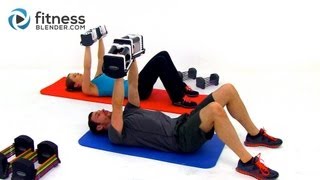 Upper Body Tabata Workout  Intense 60 Minute Back Shoulders and Arms Workout [upl. by Lewes]