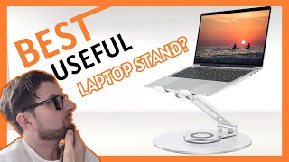 Quick Review Of The Omoton La04 Adjustable Laptop Stand Is It Worth It [upl. by Dennison653]