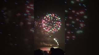 Fireworks at Aberdeen beach [upl. by Llekcir]