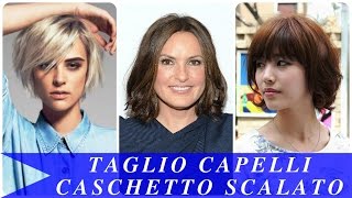 Taglio capelli caschetto scalato [upl. by Tice]