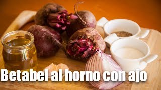 Betabel al horno con ajo [upl. by Rodd]