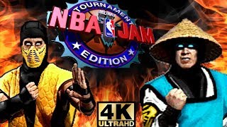 NBA Jam TE ARCADE Playthrough  Mortal Kombat vs Minnesota Timberwolves 4K60fps [upl. by Nnaid]