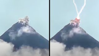 Massive Volcanic Eruptions Caught On Camera [upl. by Stanislaus]