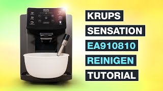 Krups Sensation Kaffeevollautomat reinigen  Reinigung mit Tablette  Tutorial  Testventure [upl. by Vaclava680]