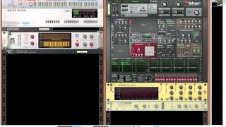 Brutal Throaty Dubstep Bass Tutorial Reason [upl. by Anilak]