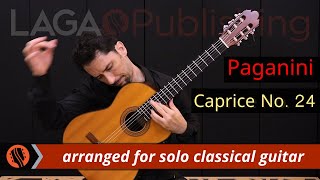 Caprice No24 by N Paganini arr by Emre Sabuncuoglu [upl. by Hasen]