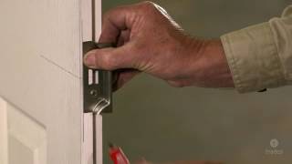 How to Install a Tube Latch in a Rebated Door Tutorial Video by Tradco [upl. by Mirielle]