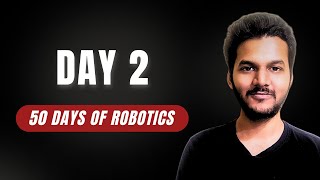 Robotics for beginners  50 days of robotics  sensors actuators links amp joints in robots  Day 2 [upl. by Joselow]