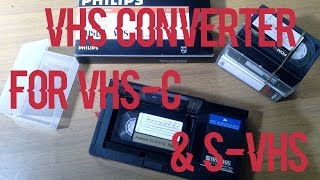 Philips Cassette Adapter 22 AV 514600 VHS to VHSC amp SVHS [upl. by Stewart]