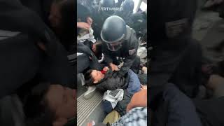 ProPalestine protesters attacked by German police [upl. by Ladnyc]