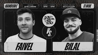 Faivel vs Bilal ⎪ Rap Battle  Hamburg ⎪ DLTLLY [upl. by Thapa761]