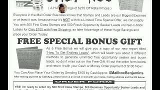 500 Stamps and Leads Flyer Plus Dealership Letter ID110 Review [upl. by Nida]