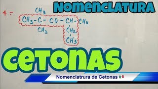 Nomenclatura de CETONAS fórmula y nombre [upl. by Alta]