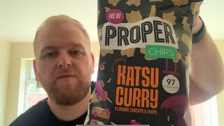 Proper Katsu Curry Flavour Chickpea Chips  Review [upl. by Hayton375]