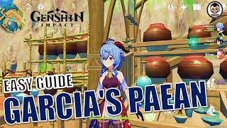 World Quest Guide Garcias Paean  Genshin Impact [upl. by Jadwiga]