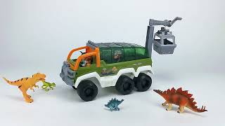 Kids Friction Power Sliding Transport Carrier Plastic Dinosaur Truck Toy [upl. by Kristian]