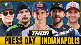 2024 Indianapolis  Press Day ft Tomac Roczen Sexton More [upl. by Akimot]