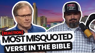 Reacting to Cross Examined The Most Misquoted Verse in the Bible  My Analysis amp Insights [upl. by Mazurek213]