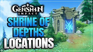 All Fontaine Hydro Shrine Of Depths Locations Part 3  How to get Keys 【Genshin Impact】 [upl. by Arrekahs570]