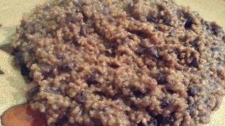 How to make Black Cornmeal with Black Beans Mais Moulu Cole Noir Video in English and Creol [upl. by Ynnad236]