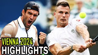 Matteo Berrettini vs Marton Fucsovics Round 1 Highlights  Vienna 2024 [upl. by Elberta]