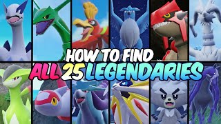 How to get ALL 25 Legendary Pokemon in Indigo Disk DLC  Pokemon Scarlet Violet [upl. by Attennot]