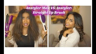 Instyler Max VS Instyler Straight Up Brush Review amp Demo [upl. by Harle]