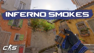 CS2 Inferno  EVERY TSide Inferno Smoke in UNDER 5 MINUTES [upl. by Auhsoj17]