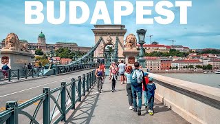 Budapest City Walk in 4K HDR August 2023 [upl. by Rimaa]