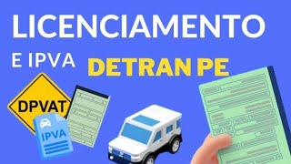 IPVA Detran PE  Como gerar o BOLETO DE LICENCIAMENTO [upl. by Norted269]