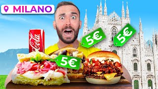 Cosa MANGI con 5€ a MILANO con Mochohf [upl. by Adnorehs273]