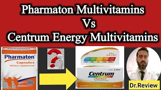 Pharmaton Or Centrum Energy multivitamin which is the Best Pharmaton Vs Centrum Energy DrNadeem [upl. by Sherri]