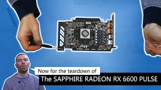 The SAPPHIRE RADEON RX 6600 PULSE  Teardown [upl. by Yragerg]