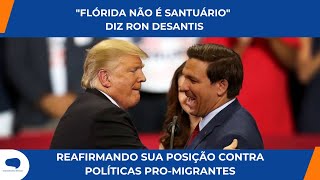 DESANTIS CRITICA DENVER E REAFIRMA POSIÇÃO CONTRA ESTADOS SANTUÁRIOS [upl. by Napra]