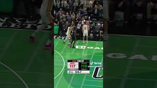 Wild ending with Celtics hawks nba basketball lebronjames basketballplayer traeyoung [upl. by Lillith781]