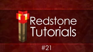 Redstone Tutorials  21 Piston Door Lock [upl. by Pearman]