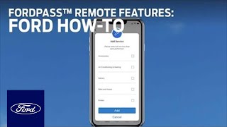 FordPass Connect™ Using FordPass™ to Activate Remote Vehicle Features  Ford HowTo  Ford [upl. by Navoj]