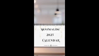 Sleek Modern Wall Calendar 2025 Planner Monthly Date Organizer [upl. by Annasus]