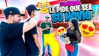 NICOL LE PIDE A BRANDON QUE SEA SU NOVIO 😳 ¿fue demasiado rápido [upl. by Adeehsar]