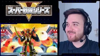 all mecha combination and finisher  Shuriken Sentai Ninninger  Super Sentai  Reaction [upl. by Ignatzia127]