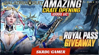 I got New XSuit  Galadria X Suit after 300 Spins 😱😨pubgmobile crateopening [upl. by Adlar945]