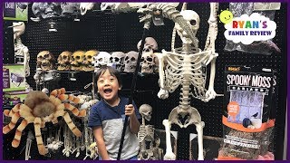 Shopping for Halloween Costumes Family Fun kids playtime and toy hunt [upl. by Ardaid]