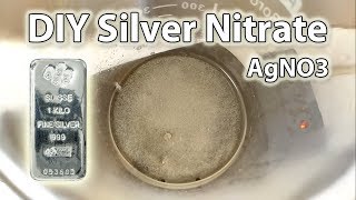 How to make Silver Nitrate at Home  DIY AgNO3 [upl. by Dhumma]