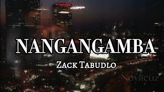 Zack Tabudlo  Nangangamba lyrics [upl. by Luht96]